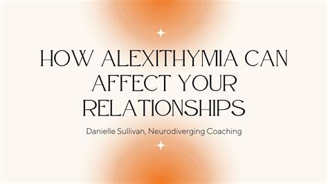 alexithymia dating